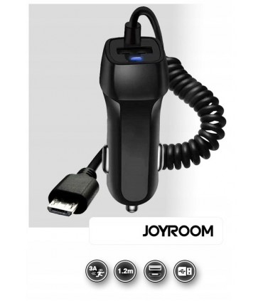 Szybka Ładowarka samochodowa 3A USB + micro USB 