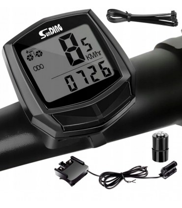 Licznik rowerowy z LCD wodoodporny prędkościomierz LR18664