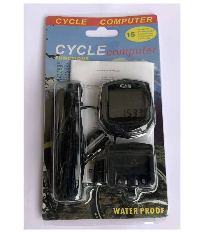 Licznik rowerowy z LCD wodoodporny prędkościomierz LR18664