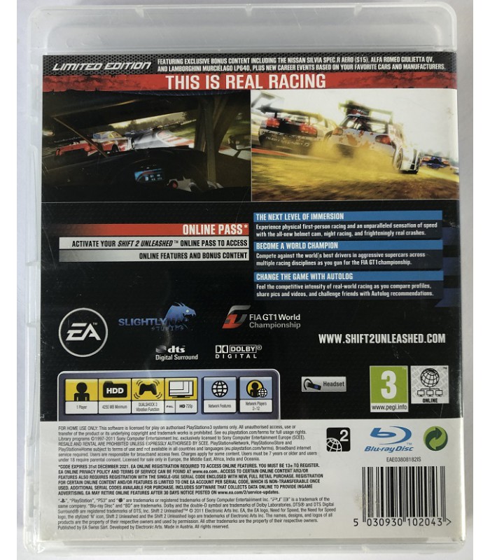 Need For Speed Shift 2 Unleashed PL PS3