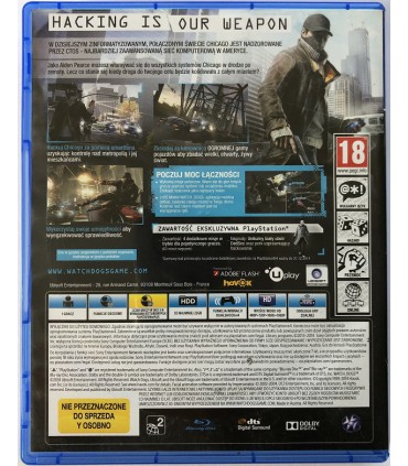 Watch Dogs PS4 PL