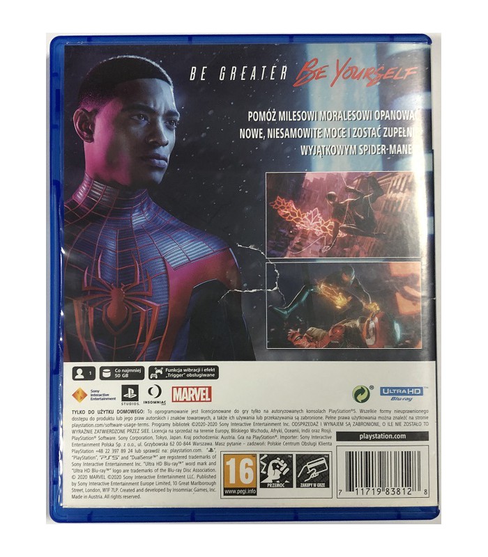 Spider-Man Miles Morales PL dubbing PS5