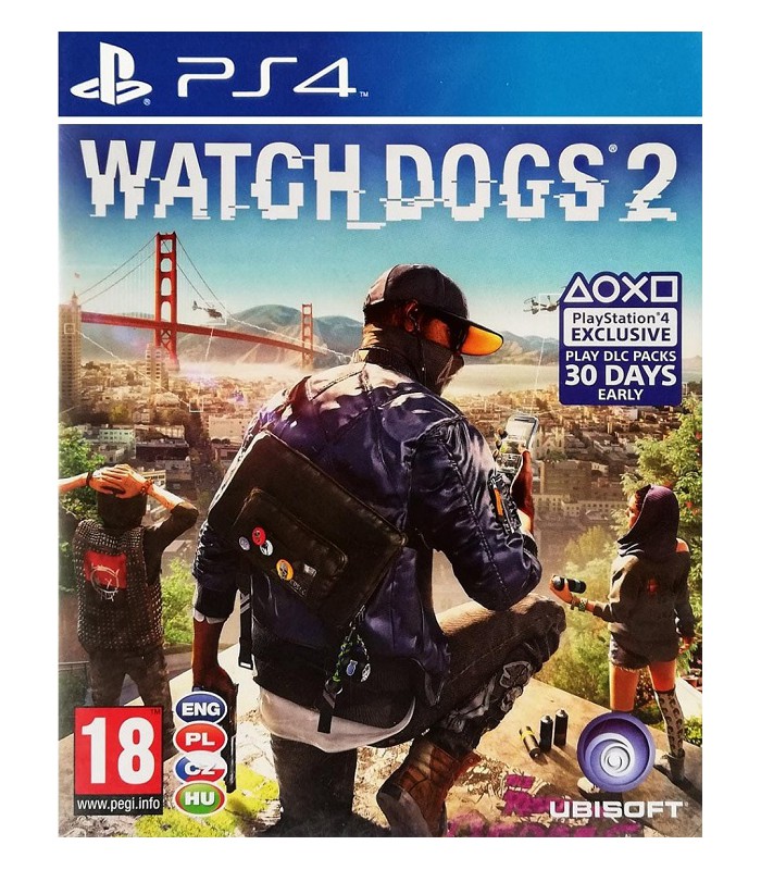 Watch Dogs 2 PS4 PL polska okładka  