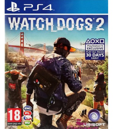 Watch Dogs 2 PS4 PL polska okładka  