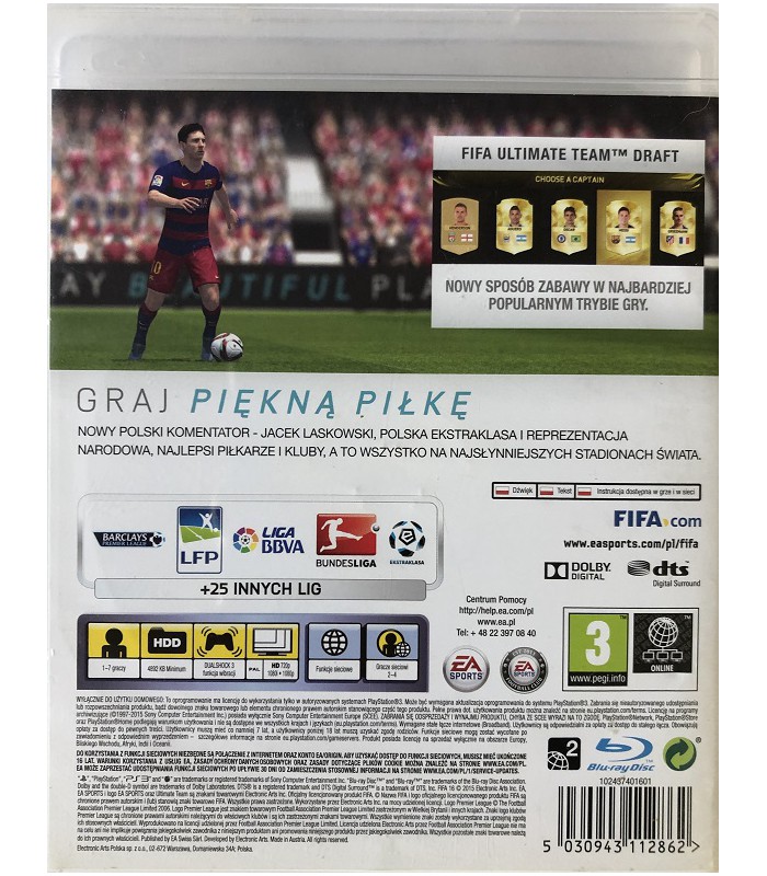 FIFA 16 PS3 PL