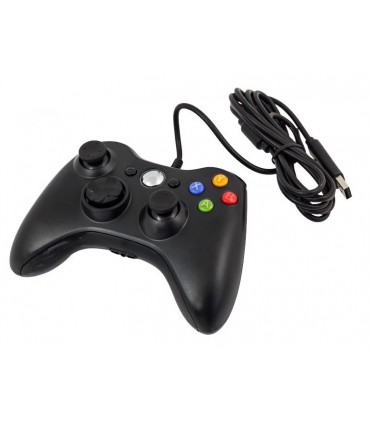 Pad PC XBOX 360 przewodowy kontroler USB czarny