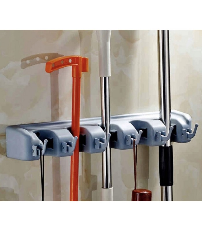 Solidny Uchwyt Wieszak na Miotły Mop Narzędzia Kij