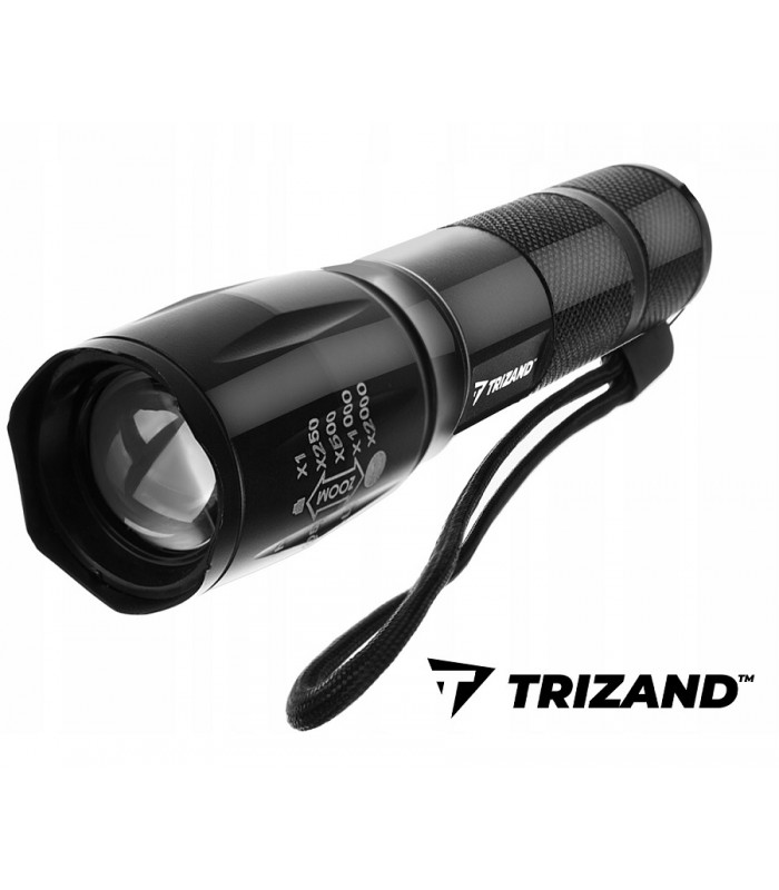 Latarka 2w1 Taktyczna CREE Led Zoom UV