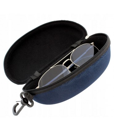 Mocne twarde Etui Pokrowiec na okulary Blue