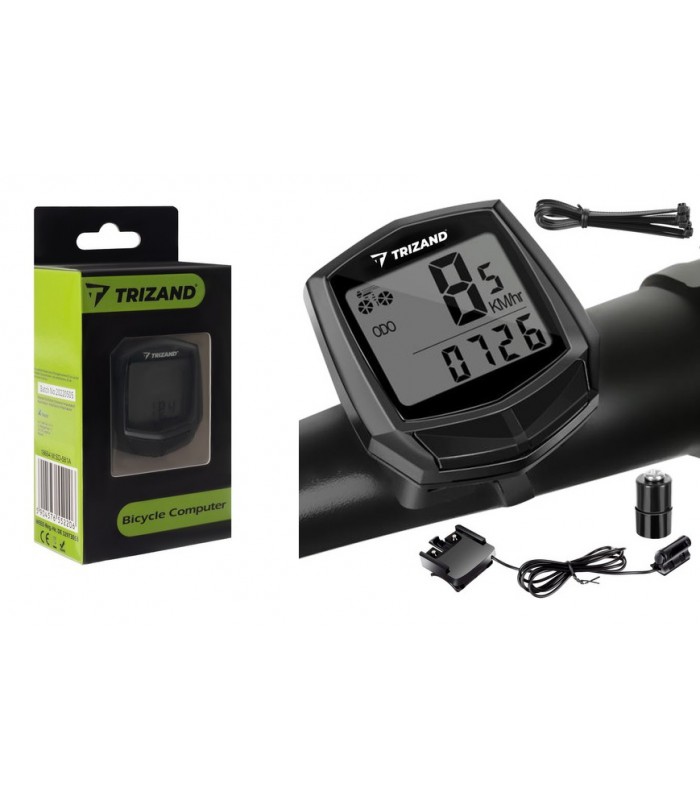 Licznik rowerowy z LCD wodoodporny prędkościomierz LR18664