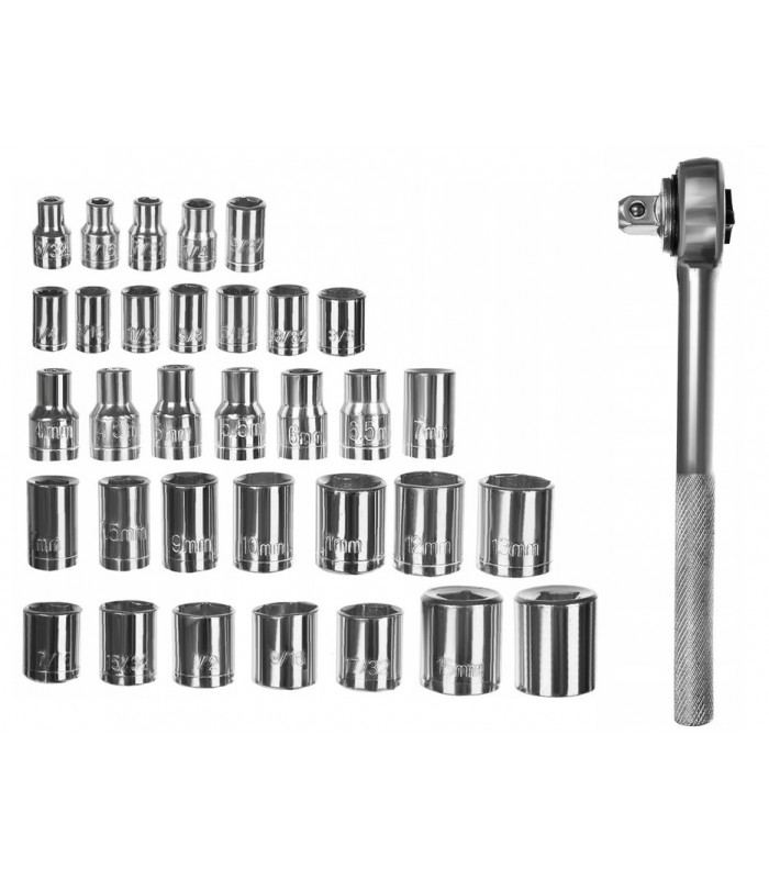 Zestaw Kluczy Narzędzia Klucze Nasadowe w Walizce 