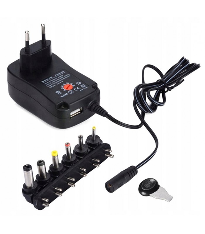 Zasilacz uniwersalny 30W 3V do 12V DC 1.2A