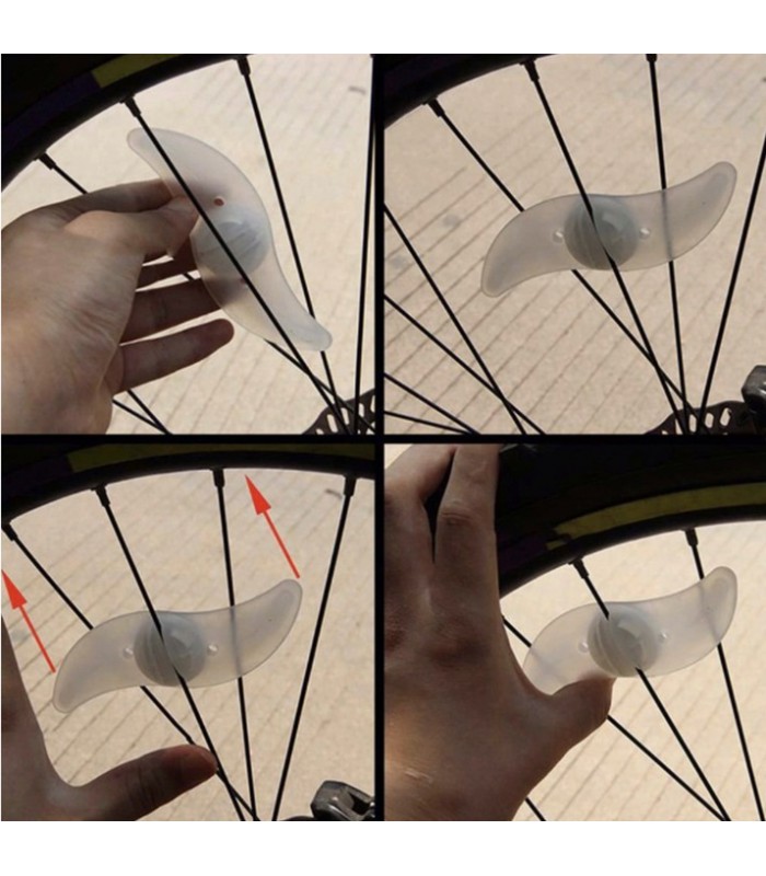 Lampka LED Neon na szprychy koła roweru + bateria