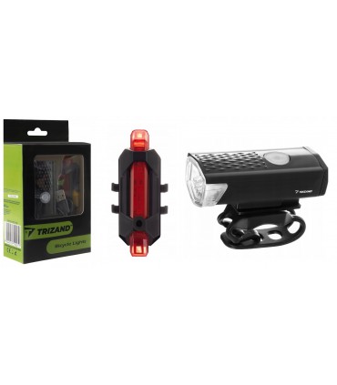 Lampka rowerowa LED Oświetlenie rower Przód Tył 