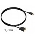 Kabel Hdmi Dvi DVI-D DVI 24+1 Pin do HDMI 1,8m