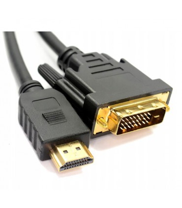 Kabel Hdmi Dvi DVI-D DVI 24+1 Pin do HDMI 1,8m