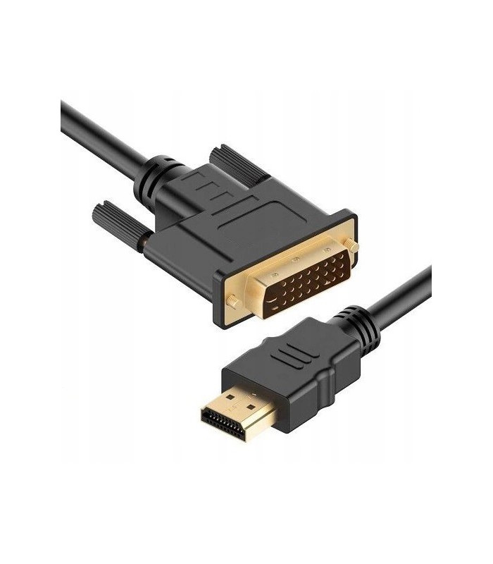 Kabel Hdmi Dvi DVI-D DVI 24+1 Pin do HDMI 1,8m