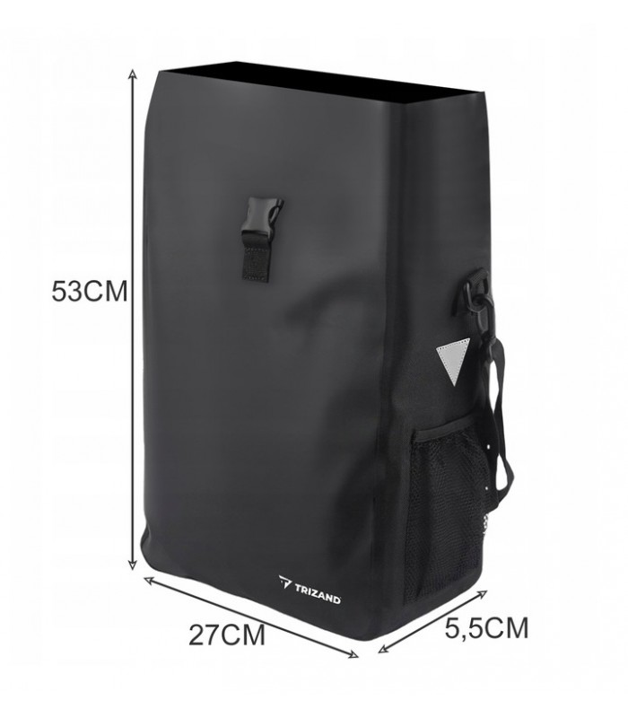 Pojemna Sakwa Rowerowa 15l Torba na Rower Bagażnik