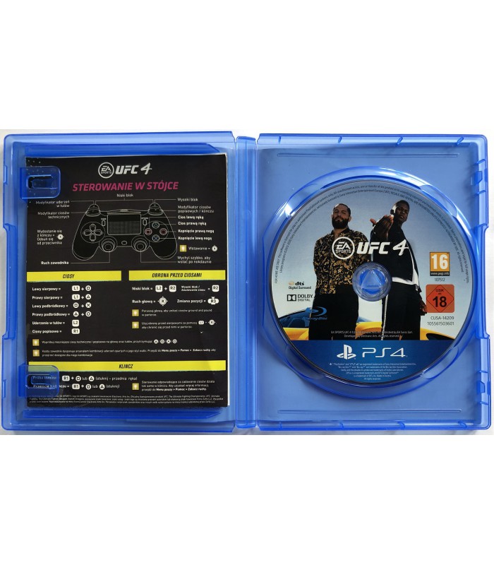 UFC 4 PS4 PS5 PL 