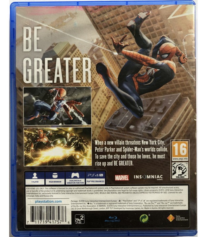 Marvel Spider-Man PS4 Polski Dubbing PL