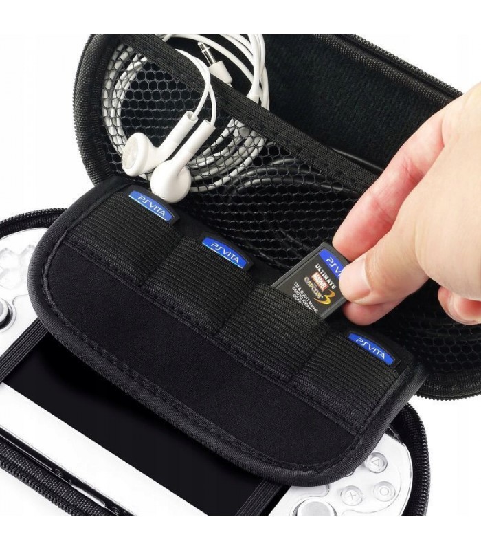 Solidny Pokrowiec Etui do konsoli PS VITA Czarny