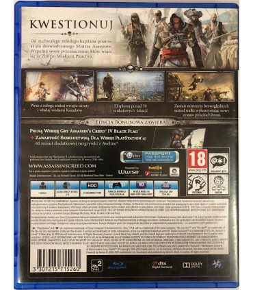 Assassins Creed IV Black Flag PS4 PL
