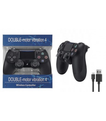 Pad bezprzewodowy Kontroler PS4 Czarny + Kabel