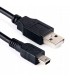 Kabel mini USB czarny 1m Kamera Pad PS3 Move