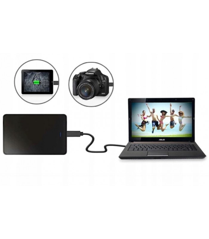 Kabel mini USB czarny 1m Kamera Pad PS3 Move