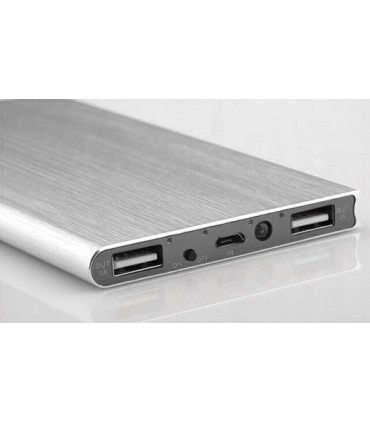 PowerBank 20000mAh 2xUSB przenośna bateria Slim