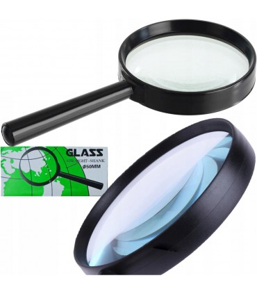 Lupa powiększająca 3x Zoom do czytania Szkło 90mm  