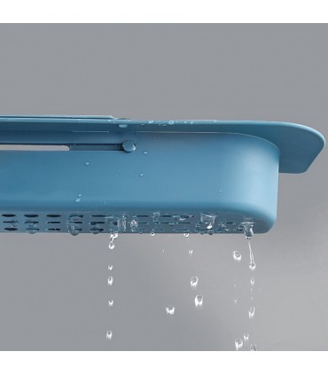 Organizer na zlew pojemnik koszyk ociekacz biały