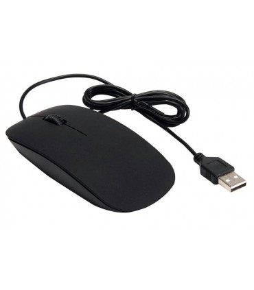 Mysz przewodowa PC Myszka optyczna Slim Czarna AK278A