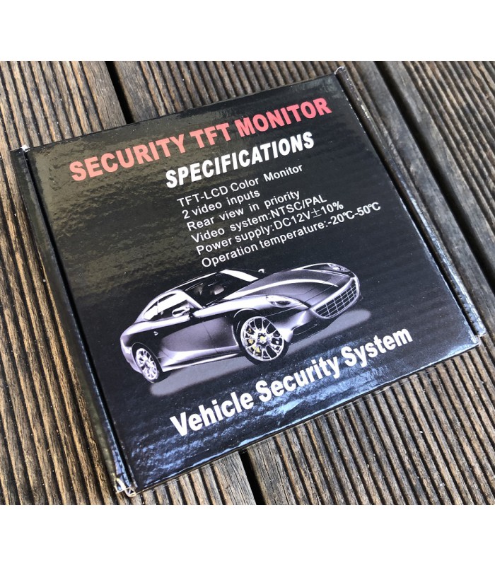 Monitor LCD 4,3 do kamer cofania parkowanie