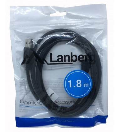 Kabel MiniUSB mini USB Pad PS3 1,8m Lanberg