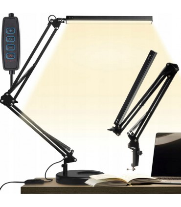 Lampa Kreślarska 2w1 biurkowa szkolna 5,6W na USB Lampka jasne światło