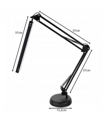 Lampa Kreślarska 2w1 biurkowa szkolna 5,6W na USB Lampka jasne światło