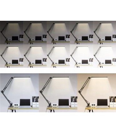 Lampa Kreślarska 2w1 biurkowa szkolna 5,6W na USB Lampka jasne światło