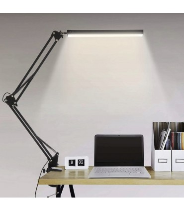 Lampa Kreślarska 2w1 biurkowa szkolna 5,6W na USB Lampka jasne światło