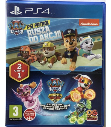 2 Gry Psi Patrol + Kosmopieski PS4 PL Dubbing