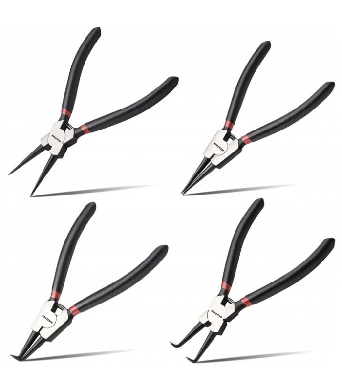 Zestaw 4 Szczypiec do Pierścieni Segera Zacisków Szczypce 4 szt.