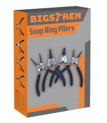 Zestaw 4 Szczypiec do Pierścieni Segera Zacisków Szczypce 4 szt.