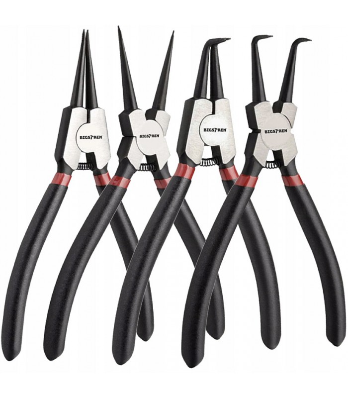 Zestaw 4 Szczypiec do Pierścieni Segera Zacisków Szczypce 4 szt.