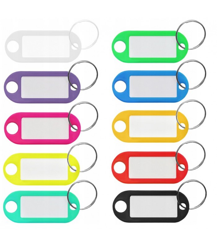 Zawieszki brelok identyfikatory do kluczy 100 szt