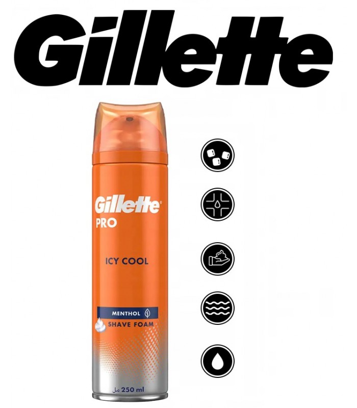 Pianka do golenia Gillette Pro Icy Cool 250ml