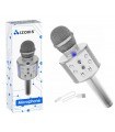 Mikrofon karaoke z głośnikiem Bluetooth 4.0 silver