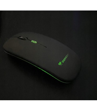 Mysz Bezprzewodowa PC Laptop SLIM Led bez baterii Cicha Mysz Dunmoon