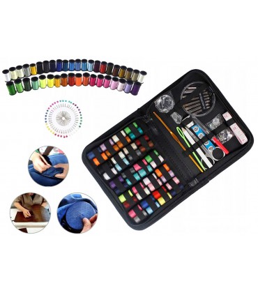 Zestaw krawiecki do szycia 129 elementów Etui 