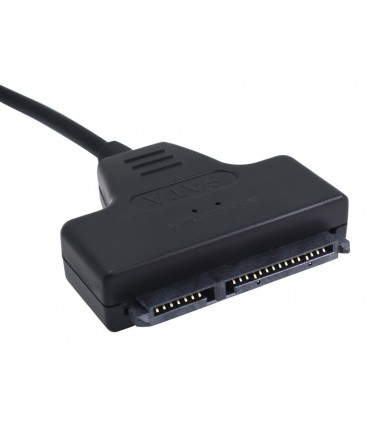 Kabel 2x USB adapter SSD HDD SATA 7+15pin podłącz dysk SSD