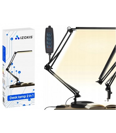 Lampa Kreślarska 2w1 biurkowa szkolna 5,6W na USB Lampka jasne światło